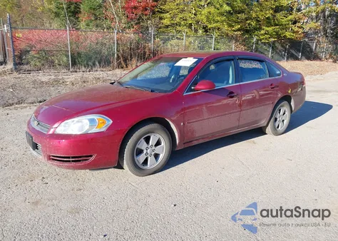 2007 Chevrolet Impala Lt from USA, damaged, VIN 2G1WT58N079190647